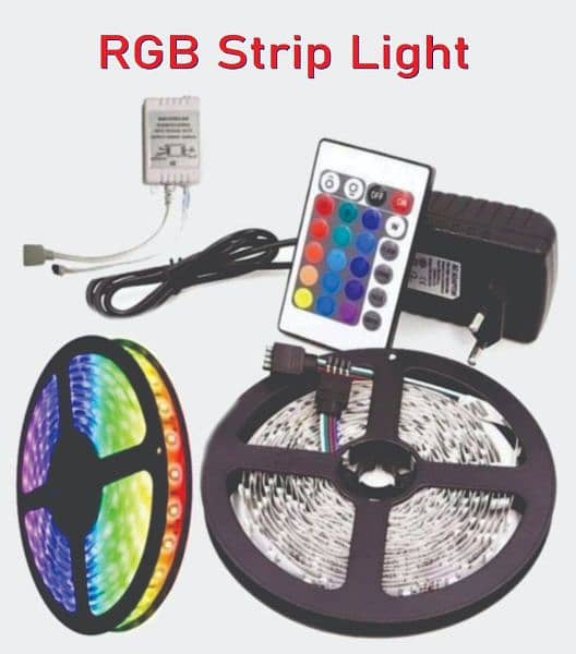 RGB strip light, 16 color with remote control lights for decorating 2