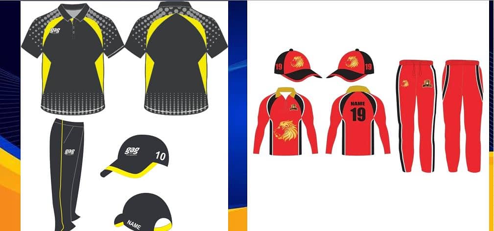 Fashion kit Cricket kit cricket uniform with cap and trouser sublimati 0