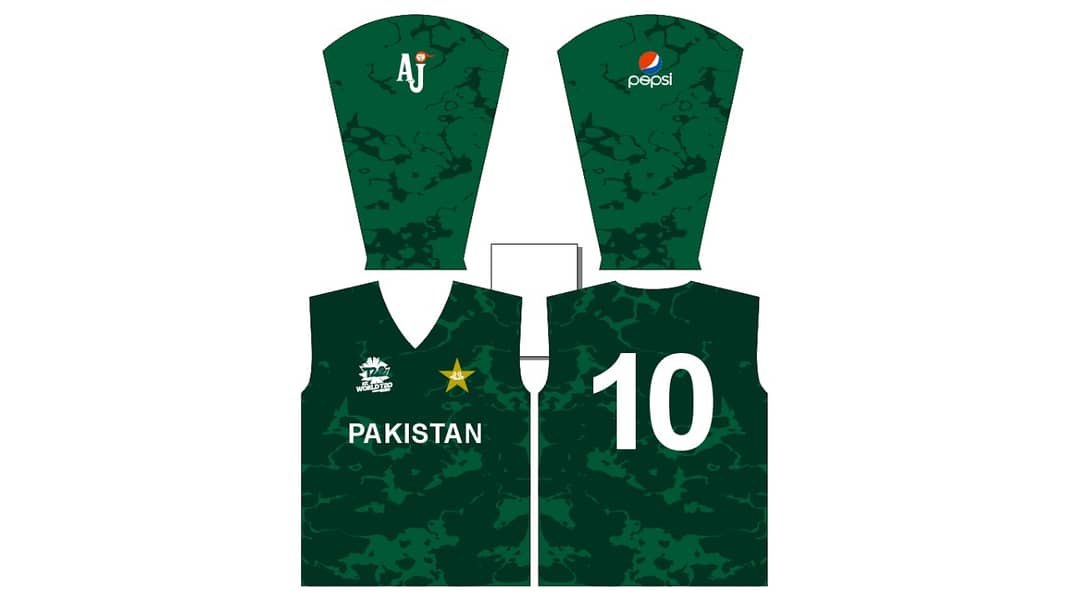 Fashion Cricket kit uniform sports uniform sublimation shirt and cap 2