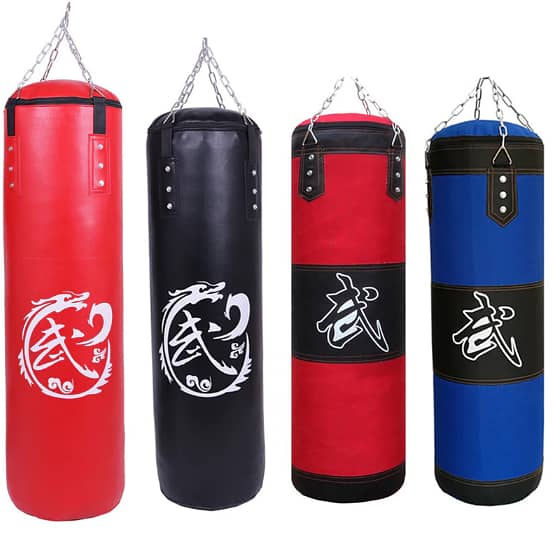 PDX 4ft Heavy Punching Bag Chain Set UnFilled MMA Training Strength Wo 3
