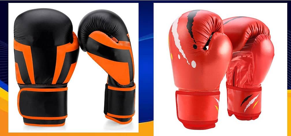 Gym black boxing Gloves muay thai fighting sparring kickboxing 0