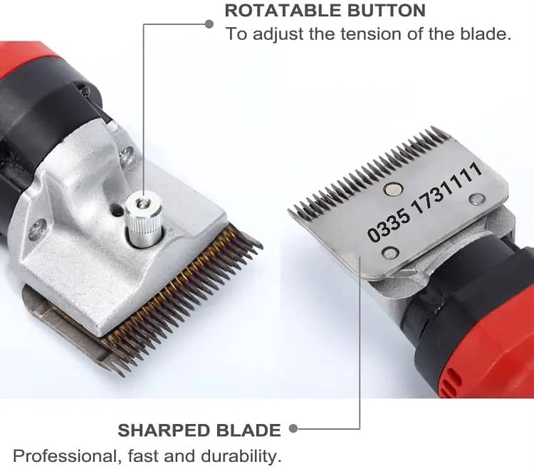 Animal Clipper Sheep Shear Sheep Hair Cutting Machine Horse Trimmer 16