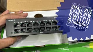 Cisco 16-Ports Switch Box pack Refurbished 10/100Mbps