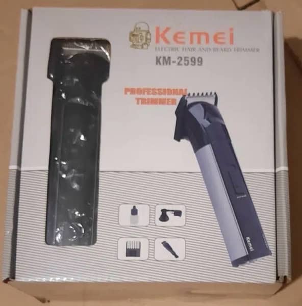 KEMEI Electric Hair and Beard Trimmer 1