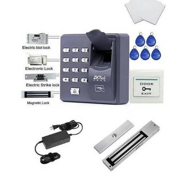 Fingerprint Magnetic Electric door lock access Control security system 2