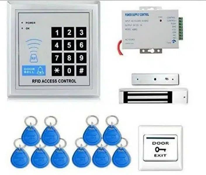 Fingerprint Magnetic Electric door lock access Control security system 3
