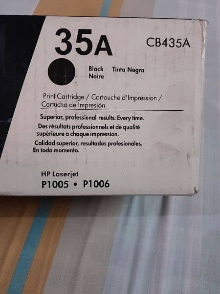 hp print cartridge original toner 35 A 0