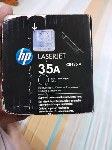 hp print cartridge original toner 35 A 1