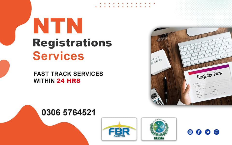 Company Registration in Pakistan/Trade Mark Registration/Tax Consultan 1