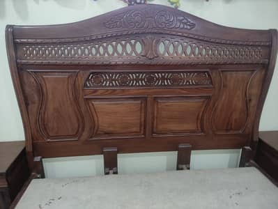wooden bed for sale in excellent condition
