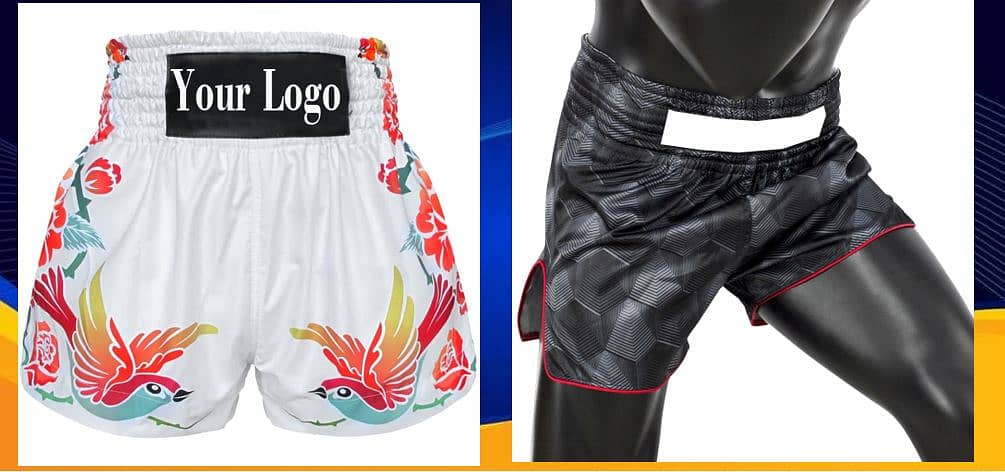 Fashion MMA Training Grappling Shorts 4-way Stretch boxing short 0