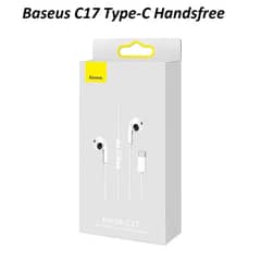 Baseus Encok USB Type C lateral in-ear Wired Earphones C17 HandsFree