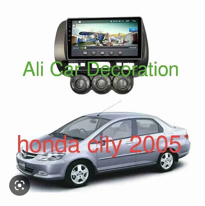 HONDA City 2005 - 2008 Android Panel 0