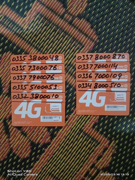 Ufone Golden Numbers 0