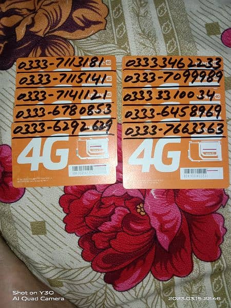 Ufone Golden Numbers 3