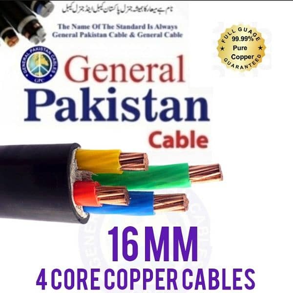 25 mm 4 core copper cables 12