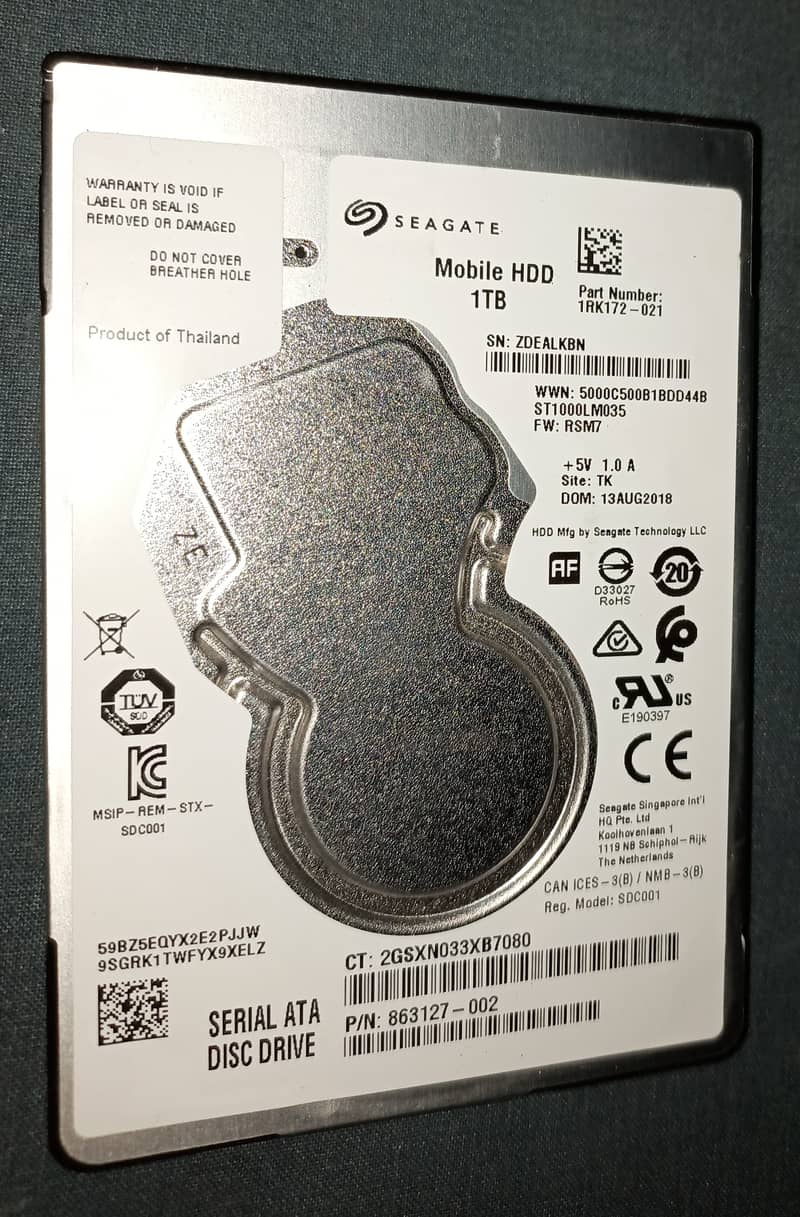 1TB Hard Drive Western Digital Green 1