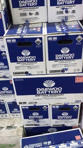 Daewoo DIB-180 New battery Deep cycle technology Free home delivery 1