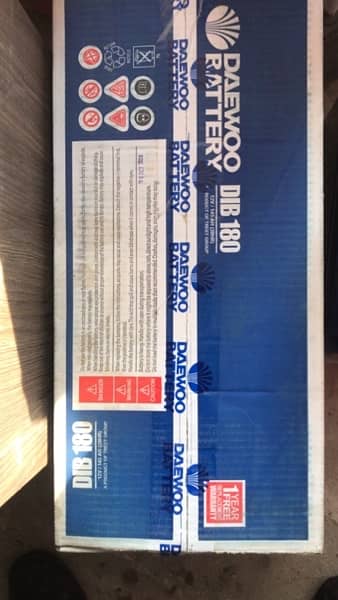 Daewoo DIB-180 New battery Deep cycle technology Free home delivery 2