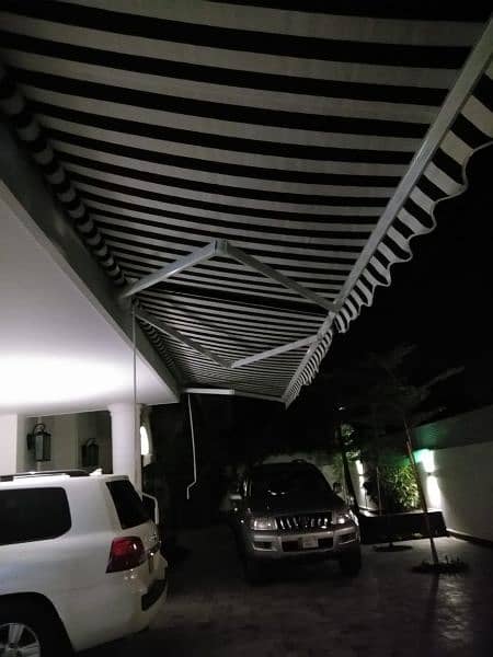House porch and outdoor folding shade awning parda 9