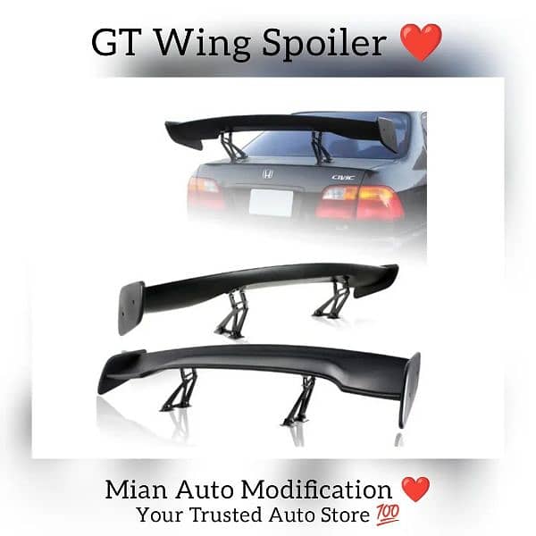 GT Wing Spoiler GT Spoiler Sports Spoiler Alto Spoiler Corolla spoiler 2