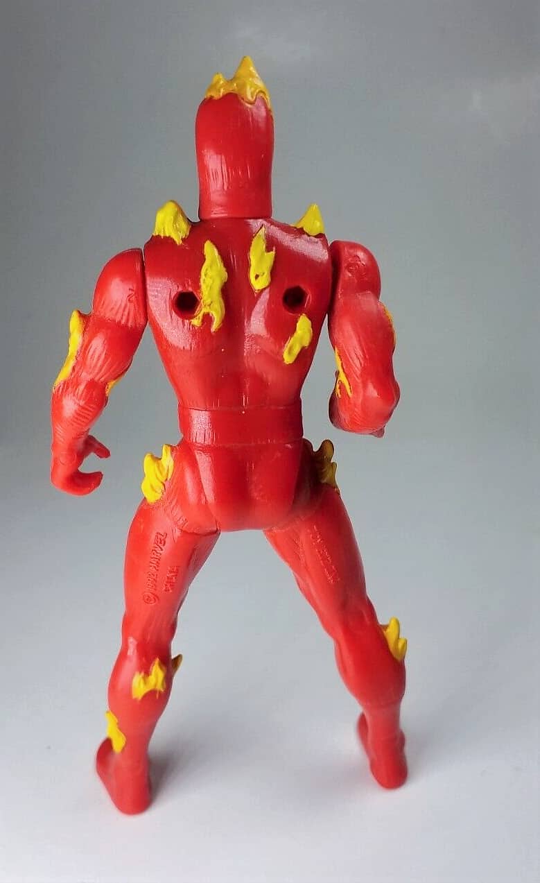 Very Rare 1992 Marvel FANTASTIC FOUR The Human Torch Action Figure 2