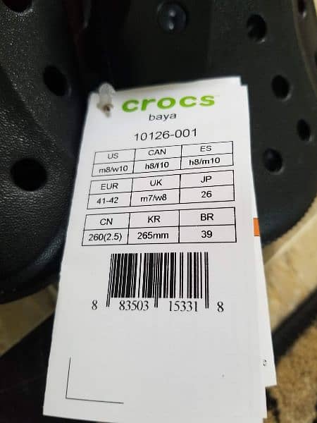 Crocs Shoes Black Roomy Fit (unisex) ORIGINAL 3