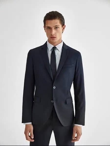 Massimo Dutti Extrafine Wool Suit 1