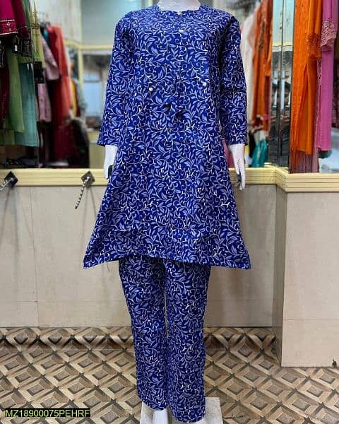 2 PC Flalain Stitched Suit 1