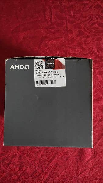 AMD Ryzen R5 1600 with complete box and cooler 2