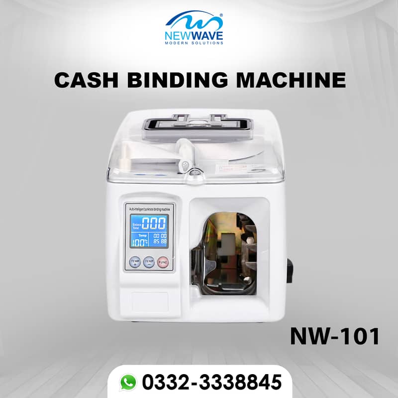 cash bill packet currency note binding counting till machine locker 2