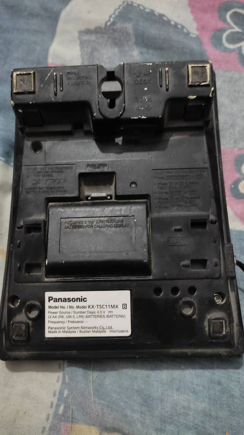 Original Panasonic Landline telephone set CLI (Made in Malysia) 3