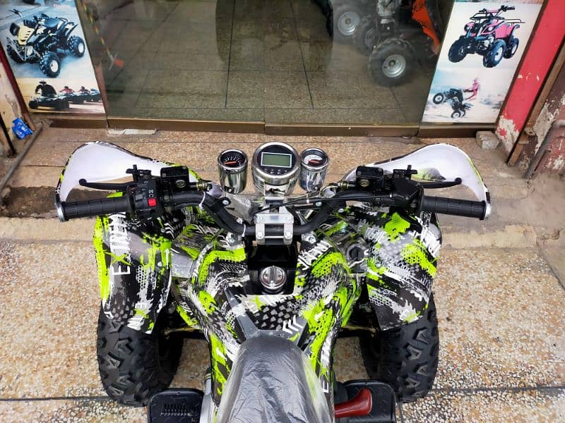 Full Monster Luxury Sports Allowy Rim 250cc Auto Engine Atv Quad Bikes 5