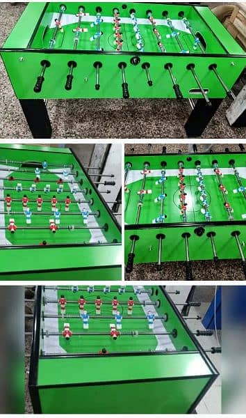 football game foosball arcade video game table tennis 4