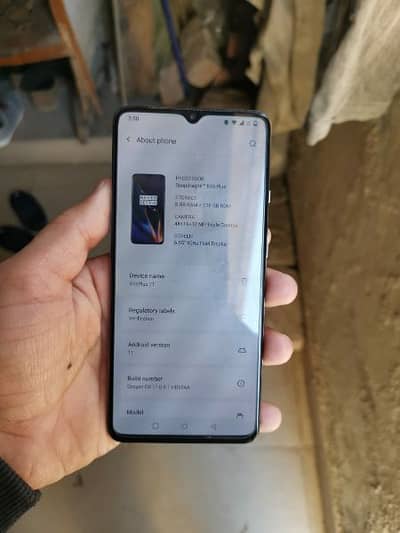 one plus 7t dual life time approved 8/128