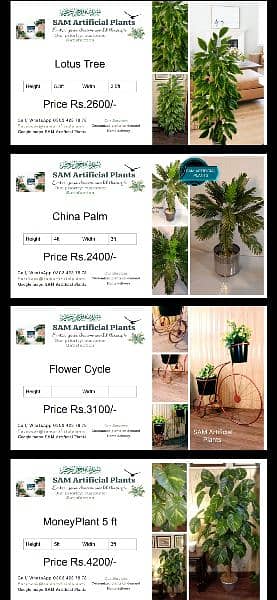 Artificial Plants, Fake Plants,  Natural Looking Plants Flower/Plants 13