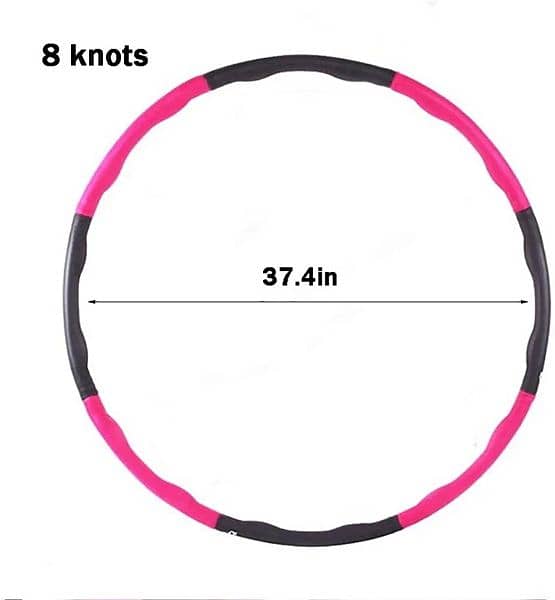 Hula Fitness Hoops Weighted Hoola For Exercise Fitness Weight Loss 6