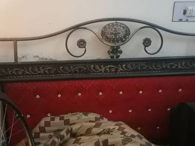 double bed - iron bed