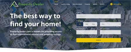 Sale PropertyDealer. com. pk with App Online Property Portal Business