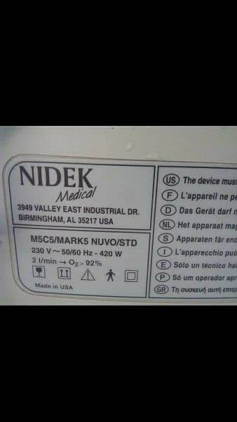 Oxygen Concentrator Nuvo mark5 by NIDEK company 1