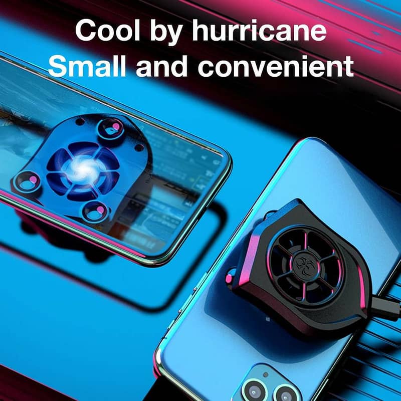 Portable Mini Phone Cooler Cell Phone Back USB Lightweight Gaming 2