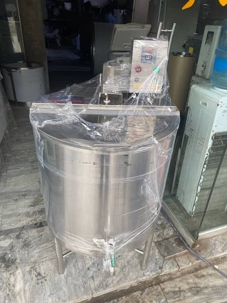 electric gas milk boiler & juice mixer khoya machine 6