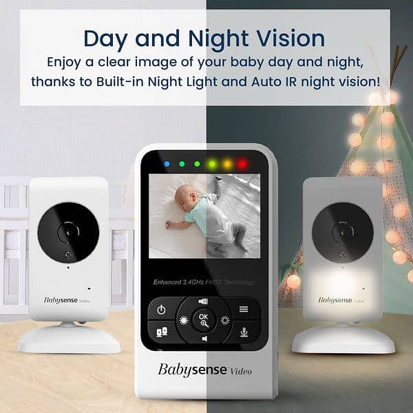 camera and system for baby monitoring Babysense baby monitor 3