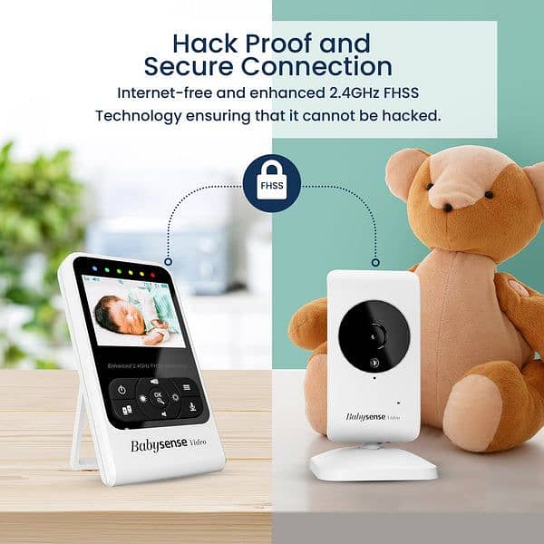 camera and system for baby monitoring Babysense baby monitor 2