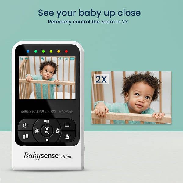 camera and system for baby monitoring Babysense baby monitor 8