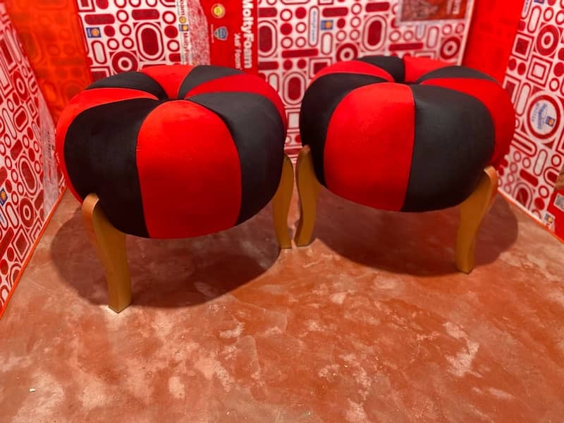 chair / stool pair/mora stool (Molty foam )(10 years warranty 17