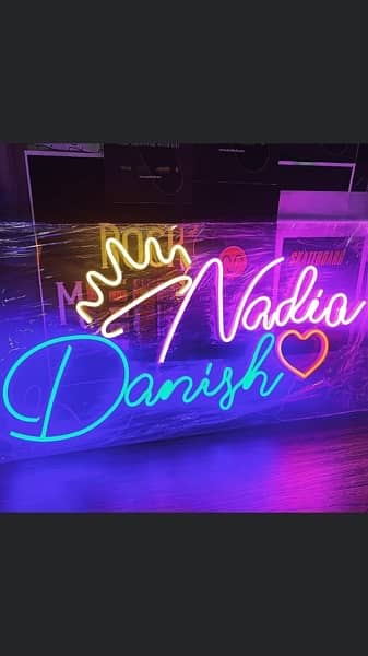 Mashallah in stenless steel / neon sign boards / house name plates 3
