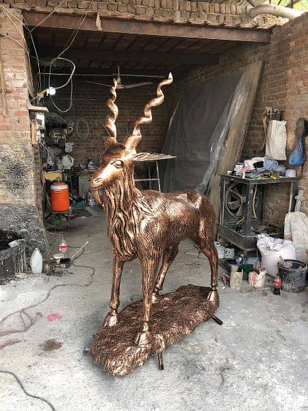 Markhor Ibex Statue and sculpture 2