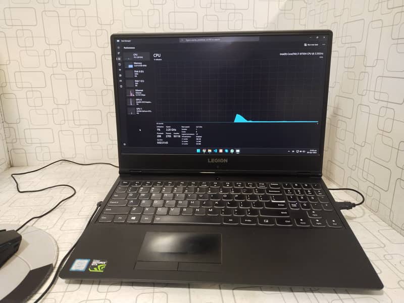 Legion Y530 I7 8/256 1TB hdd GTX 1050 TI 11