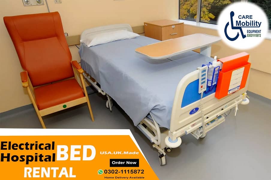 Electric Bed ON Rent ICU Patient Bed Medical Bed Surgical Bed For Rent 0